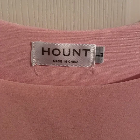 Hount light pink sheer blouse - Picture 2 of 4